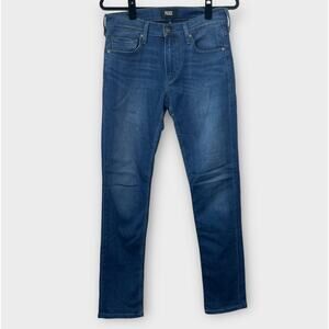 Paige Lennox Jeans Medium/Dark Wash Slim Fit Denim Pants Men's Size 30 Stretch
